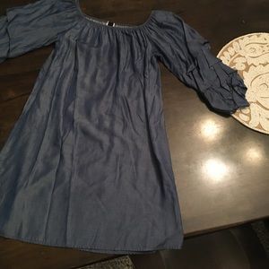Windsor light denim material dress